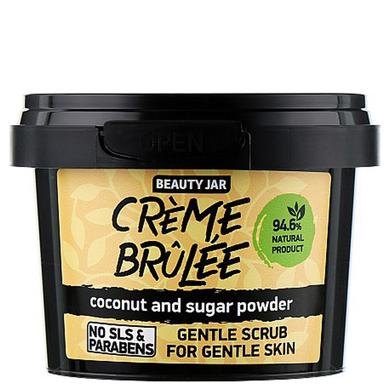 Скраб для обличчя "Creme brulee", Gentle Scrub For Gentle Skin, Beauty Jar, 120 мл - фото