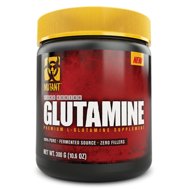 Глютамін, L-Glutamine, Mutant, 300 г - фото