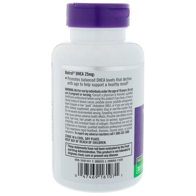 Дегідроепіандростерон, DHEA, Natrol, 25 мг, 300 таблеток - фото