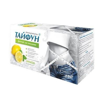 Фиточай для похудения Тайфун со вкусом лимона, ФитоБиоТехнологии, фильтр-пакеты 2г №30 - фото