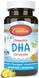 DHA (докозагексаєнова кислота), смак апельсина, Carlson Labs, 60 желатинових капсул, фото – 5