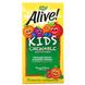 Вітаміни для дітей Alive! зі смаком апельсина і ягід, Multi-Vitamin, Nature's Way, 120 жувальних таблеток, фото – 1