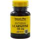L-карнитин тартрат, L-Carnitine, Nature's Plus, 300 мг, 30 капсул, фото – 1
