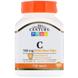 Витамин С, Natural C-500, 21st Century, шиповник, 110 таблеток, фото – 1