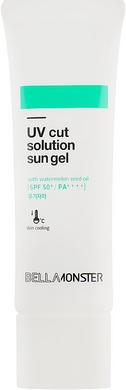 Охолоджуючий гель для засмаги, Pore Out Solution UV Cut Solution Sun Gel, BellaMonster, 50 мл - фото