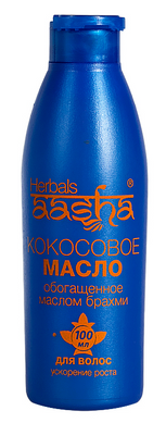 Масло для волос кокосовое с Брахми, Aasha Herbals, 100 мл (16119) - фото