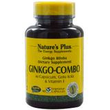 Гинкго Билоба комбо, Ginkgo-Combo, Nature's Plus, 90 капсул, фото