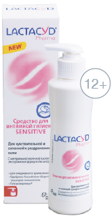 Гель для інтимної гігієни для надчутливої шкіри, pH 3.5, Lactacyd, 250 мл - фото