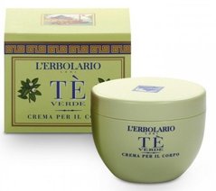 Ароматизований крем для тіла Зелений чай, L’erbolario, 300 мл - фото
