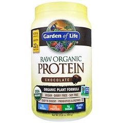 Протеїн, формула з органічним білком, Plant Formula, Garden of Life, 664 г смак шоколад - фото