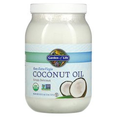 Кокосове масло, Coconut Oil, Garden of Life, сире, 1,6 л. - фото