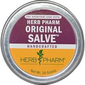 Мазь загоює, Original Salve, Herb Pharm, екстракт трав, 24 г - фото