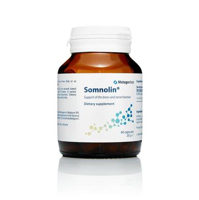 Комплекс для поліпшення сну, Somnolin, Metagenics, 60 капсул - фото