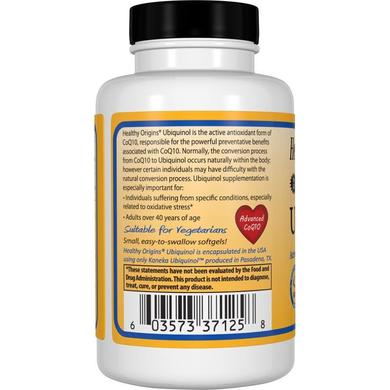 Убихинол (Kaneka QH), Ubiquinol, Healthy Origins, 100 мг, 60 капсул - фото