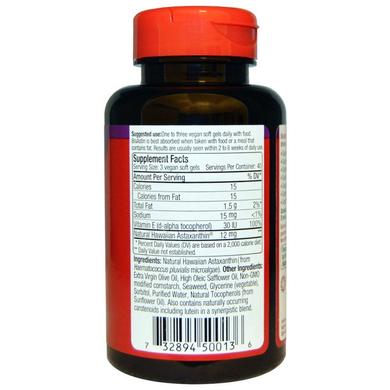 Гавайский астаксантин, Nutrex Hawaii, 4 мг, 120 кап - фото