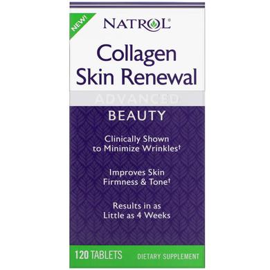 Колаген, Skin Renewal, Natrol, 120 таблеток - фото
