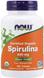 Спирулина, Spirulina, Now Foods, сертифицированная, 500 мг, 180 таблеток, фото – 1