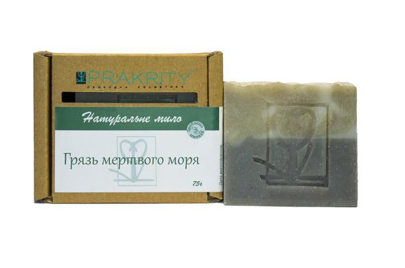 Натуральное мыло «Грязь мертвого моря», Prakrity, 75 г - фото