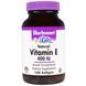 Вітамін Е, Vitamin E, Bluebonnet Nutrition, 400 МО, 100 капсул, фото – 1