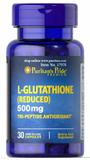 Глутатион, L-Glutathione, Puritan's Pride, 500 мг, 30 капсул, фото