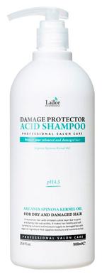 Бесщелочной шампунь с pH 4.5, Damage Protector Acid Shampoo, La'dor, 900 мл - фото