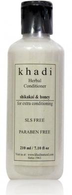 Кондиционер для волос травяной "Shikakai & Honey", Khadi, 210 мл - фото