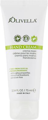 Крем для рук на основе оливкового масла, Hand Cream, Olivella, 75 мл - фото