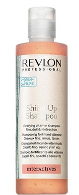 Шампунь энерго-мультивитаминный для объема и блеска волос Interactives Shine Up, Revlon Professional, 1250 мл - фото