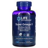 Омега-3, Super Omega-3, Life Extension, 240 капсул, фото