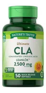 Кон'юговані лінолева кислота, CLA, Nature's Truth, 1250 мг, 50 гелевих капсул - фото