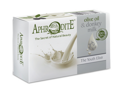 Натуральное оливковое мыло с ослиным молоком, Aphrodite, 100 г - фото