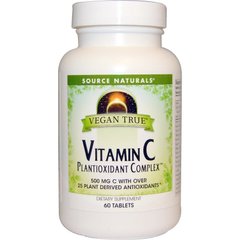 Вітамін С комплекс, Vitamin C, Source Naturals, 60 таблеток - фото