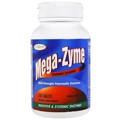 Ферменти для м'язів і травлення, Enzymatic Therapy (Nature's Way), 200 таблеток - фото