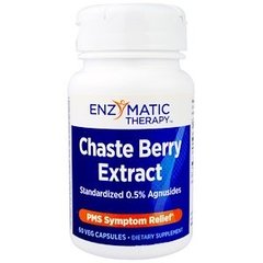 Витекс, Авраамово дерево, Chaste Berry Extract, Enzymatic Therapy, 60 капсул - фото