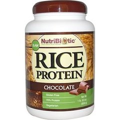 Рисовий протеїн, Raw Rice Protein, NutriBiotic, 650 грам - фото
