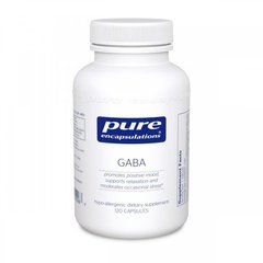 ГАМК, GABA, Pure Encapsulations, 120 капсул - фото
