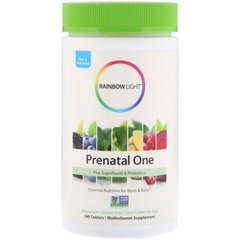 Вітаміни для вагітних, Prenatal One, Rainbow Light, 180 таблеток - фото