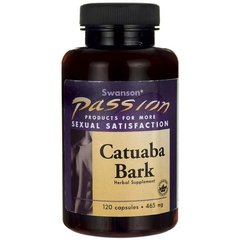 Кора катуаби, Catuaba Bark, Swanson, 465 мг, 120 капсул - фото