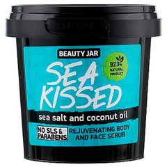 Скраб для обличчя та тіла "Sea Kissed", Rejuvenating Body And Face Scrub, Beauty Jar, 200 мл - фото