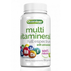 Комплекс вітамінів і мінералів, Multi Vitamineral, Quamtrax, 60 капсул - фото