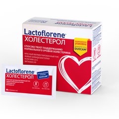 1+1 Холестерол, Lactoflorene, 20 пакетиков - фото