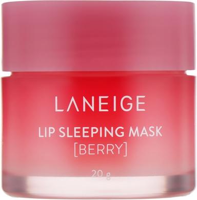 Живильна нічна маска для губ з екстрактом полуниці, Lip Sleeping Mask Berry, Laneige, 20 мл - фото