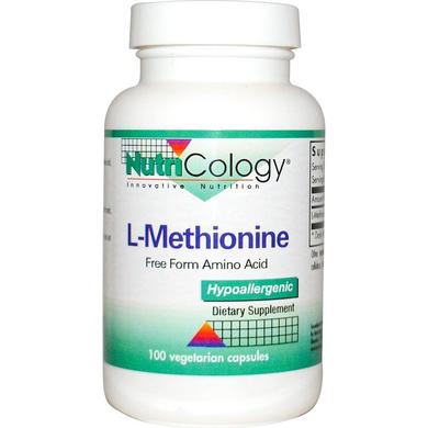 L метионин, Nutricology, 100 капсул - фото