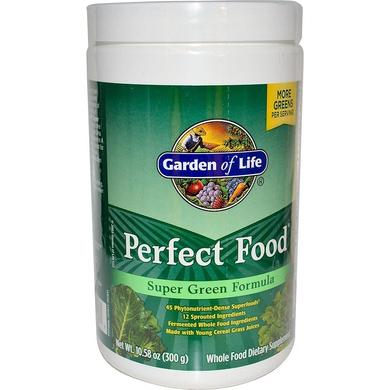 Зелена формула, Green Formula, Garden of Life, Perfect Food, 300 г - фото