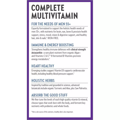 Ежедневные Мультивитамины для Мужчин 55+, Every Man's One Daily, New Chapter, 24 таблеток - фото