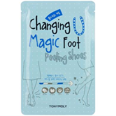 Носочки для пилинга ступней, The Face Shop, Changing U Magic Foot - фото