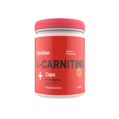 Жироспалювач, L-Carnitine, Ab Pro, 160 капсул - фото