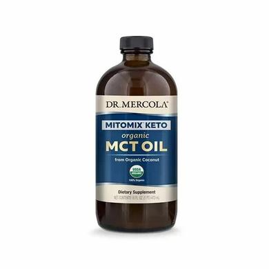 Кокосова олія MCT, KETO Organic MCT Oil, Dr. Mercola, 473 мл - фото