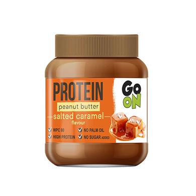 Арахісова паста, Protein Peanut butter, GoOn Nutrition, смак солона карамель, 350 г - фото