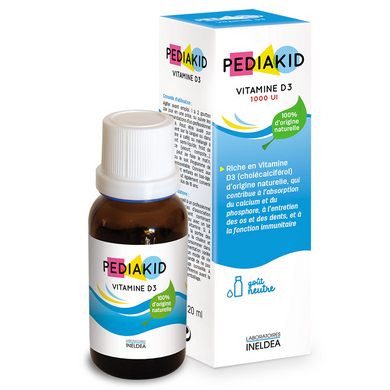 Вітамін D3, для дітей, Vitamin D3, Pediakid, 20 мл - фото
